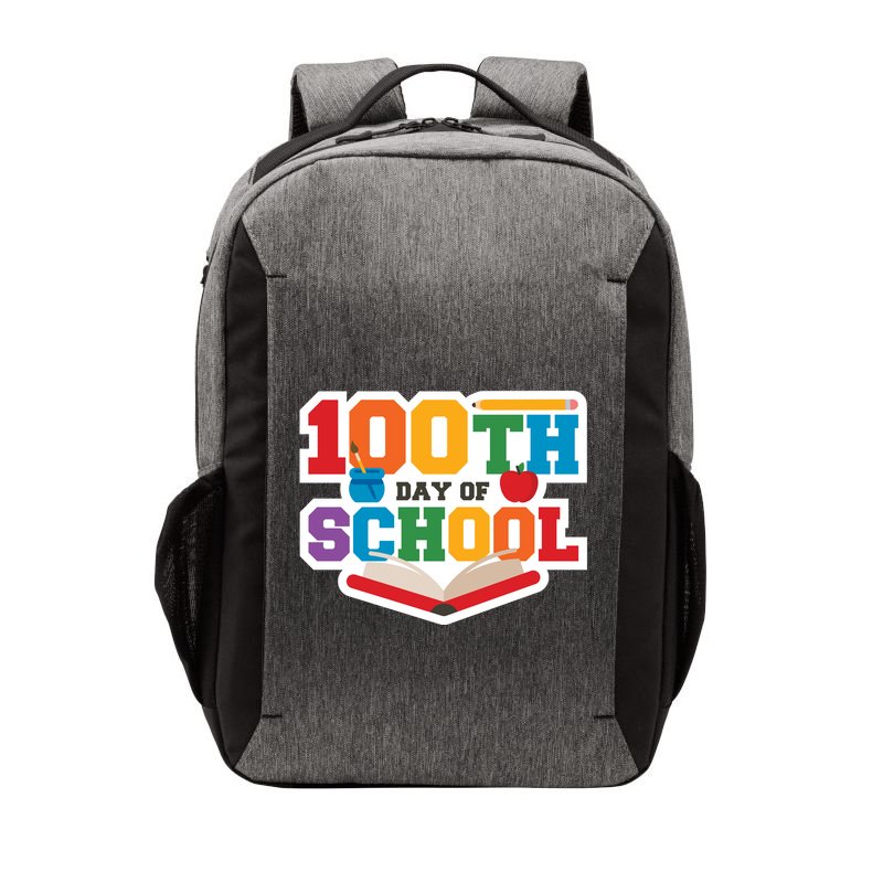 100th School Day Vector Backpack