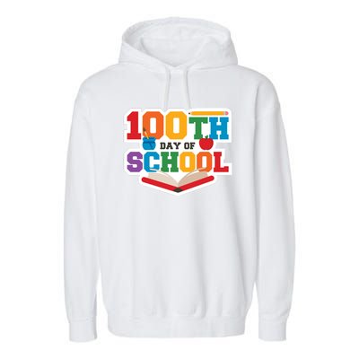 100th School Day Garment-Dyed Fleece Hoodie