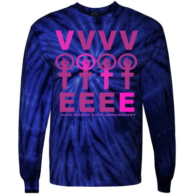 100th Women Vote Anniversary Tie-Dye Long Sleeve Shirt