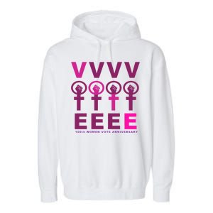 100th Women Vote Anniversary Garment-Dyed Fleece Hoodie