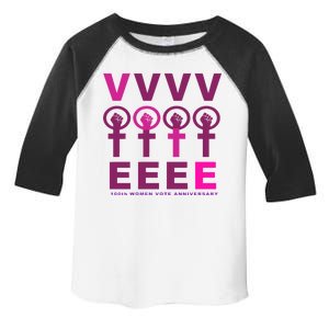 100th Women Vote Anniversary Toddler Fine Jersey T-Shirt