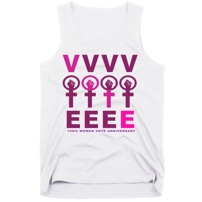 100th Women Vote Anniversary Tank Top