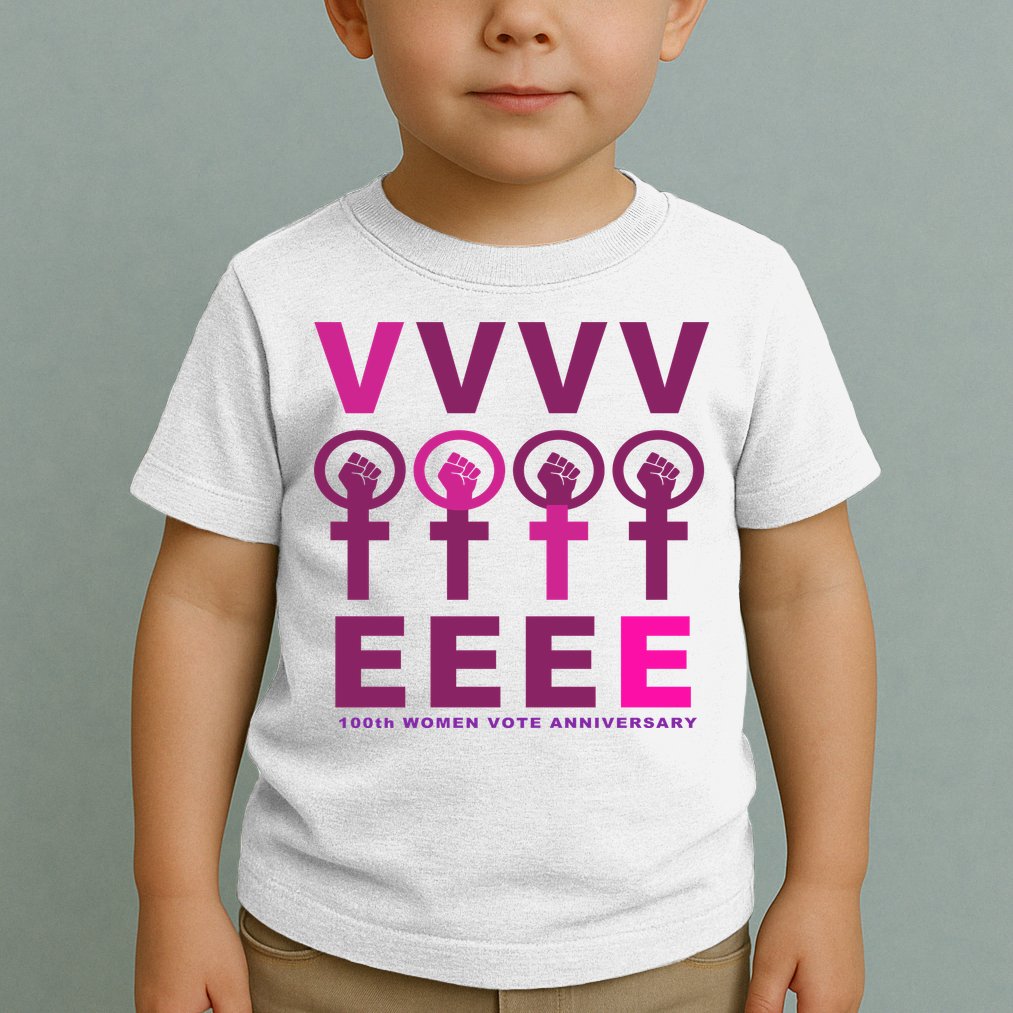 100th Women Vote Anniversary Toddler T-Shirt