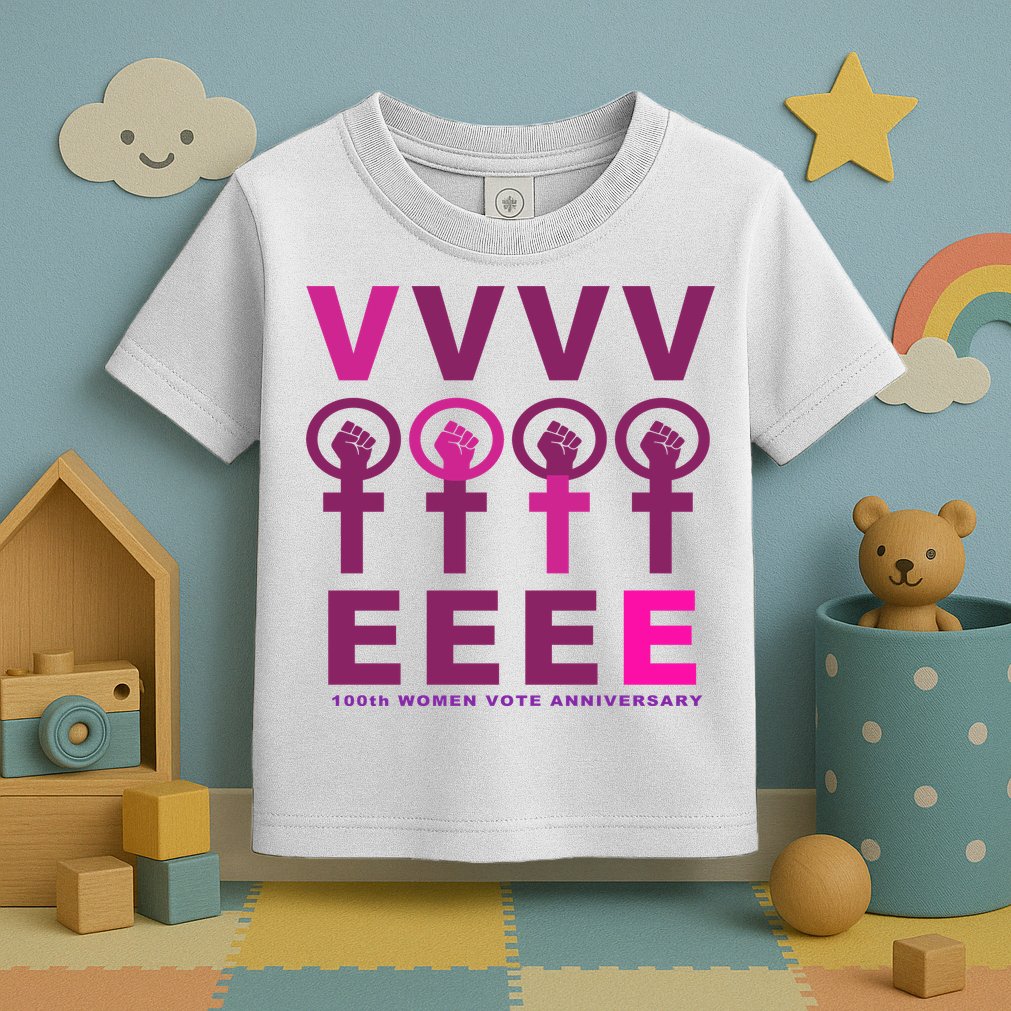 100th Women Vote Anniversary Toddler T-Shirt