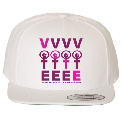 100th Women Vote Anniversary Wool Snapback Cap