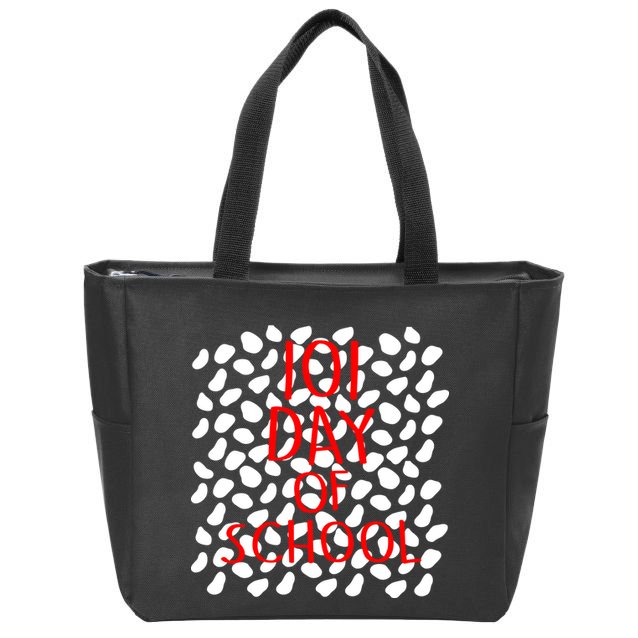 101 Day of School Zip Tote Bag