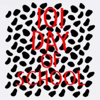 101 Day of School Flat Bill Trucker Hat