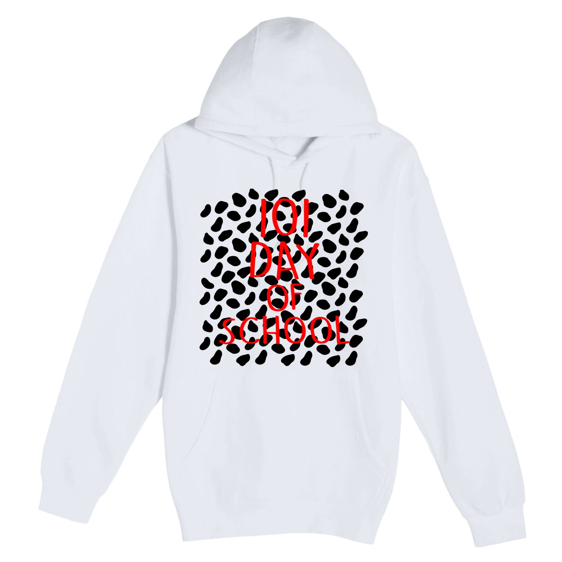 101 Day of School Premium Pullover Hoodie