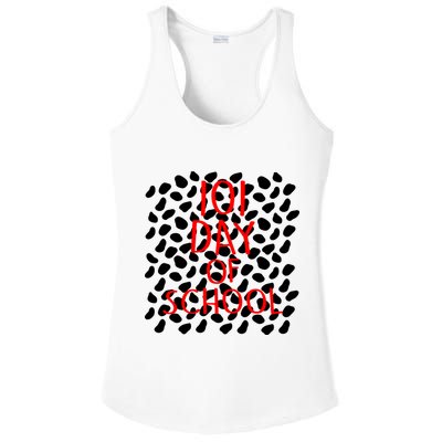 101 Day of School Ladies PosiCharge Competitor Racerback Tank