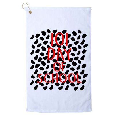 101 Day of School Golf Towel