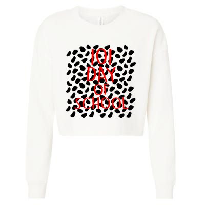 101 Day of School Cropped Pullover Crew