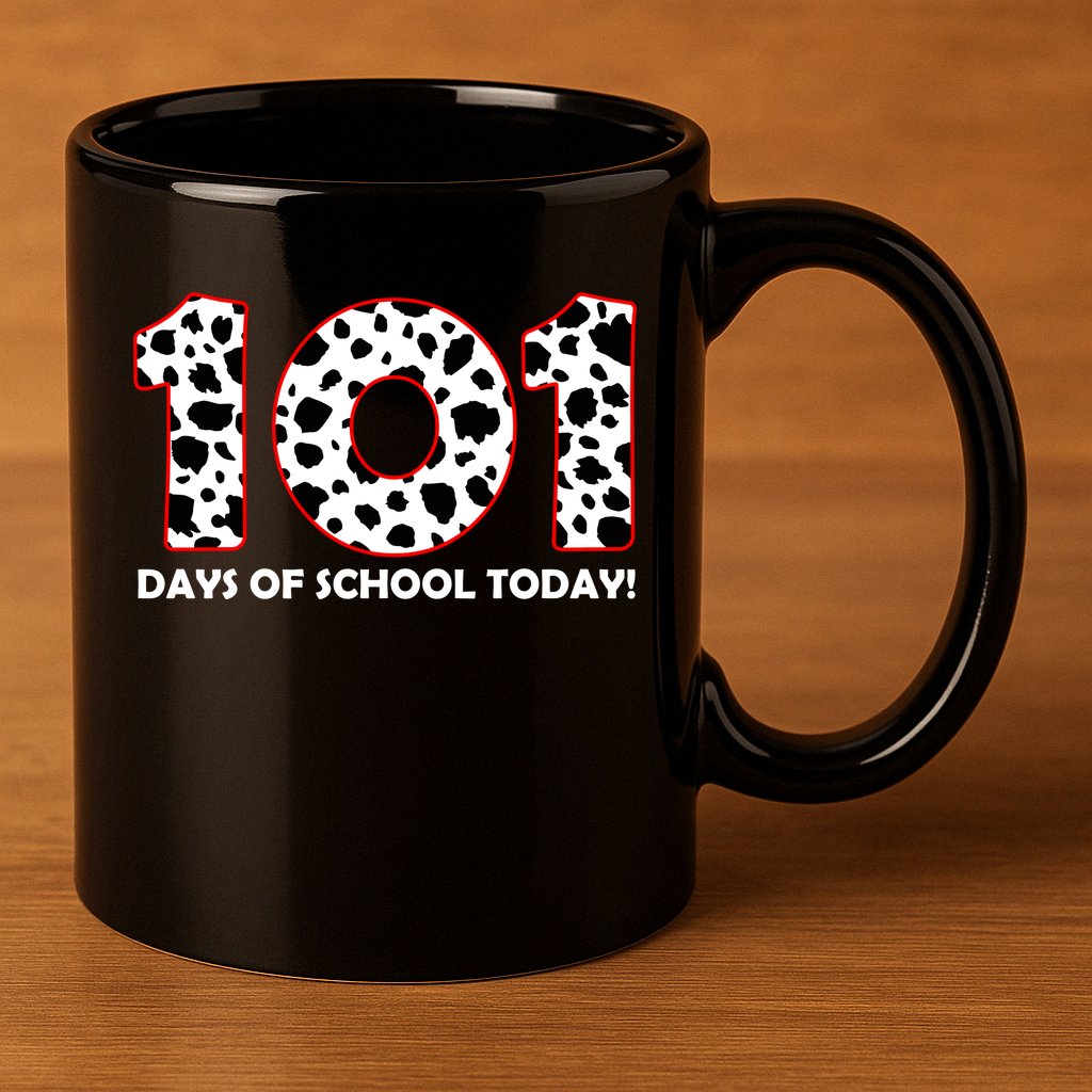 101 Days Of School 11oz C Handle Ceramic Mug