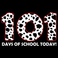 101 Days Of School Drawstring Bag