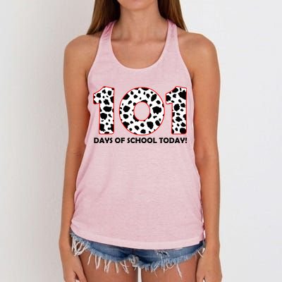 101 Days Of School Women's Knotted Racerback Tank