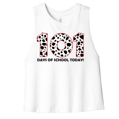 101 Days Of School Women's Racerback Cropped Tank