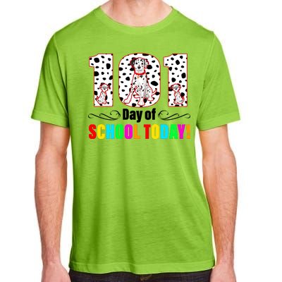 101 Days Of School Dalmatian Dog Cute Adult ChromaSoft Performance T-Shirt