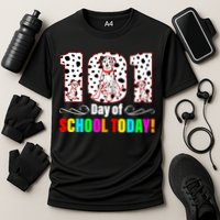 101 Days Of School Dalmatian Dog Cute Cooling Performance Crew T-Shirt