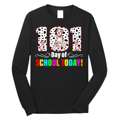 101 Days Of School Dalmatian Dog Cute Long Sleeve Shirt