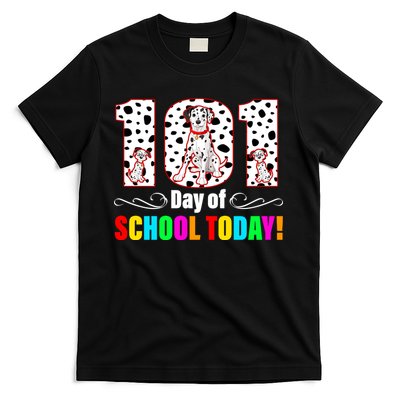 101 Days Of School Dalmatian Dog Cute T-Shirt