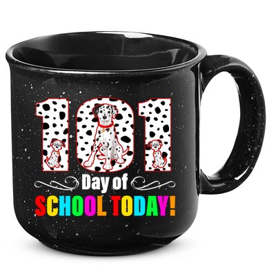 101 Days Of School Dalmatian Dog Cute 15oz Campfire Ceramic Mug