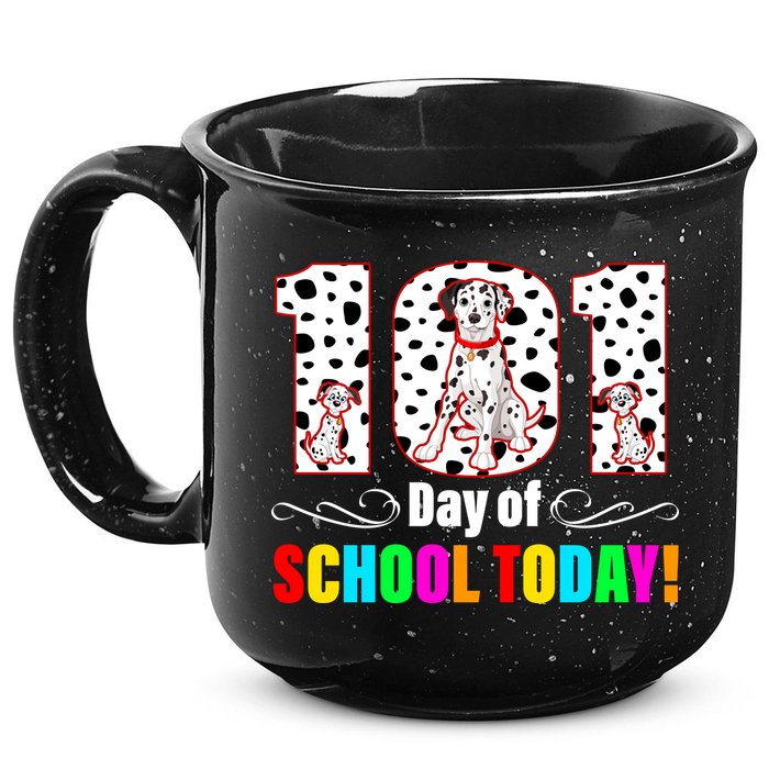 101 Days Of School Dalmatian Dog Cute 15oz Campfire Ceramic Mug