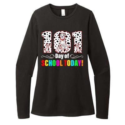 101 Days Of School Dalmatian Dog Cute Womens CVC Long Sleeve Shirt