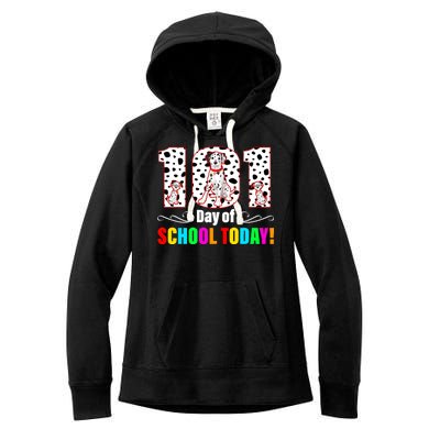 101 Days Of School Dalmatian Dog Cute Women's Fleece Hoodie