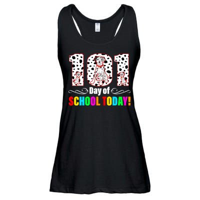 101 Days Of School Dalmatian Dog Cute Ladies Essential Flowy Tank