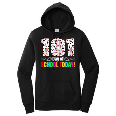 101 Days Of School Dalmatian Dog Cute Women's Pullover Hoodie