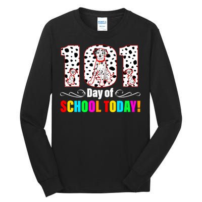 101 Days Of School Dalmatian Dog Cute Tall Long Sleeve T-Shirt