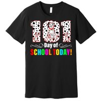 101 Days Of School Dalmatian Dog Cute Premium T-Shirt