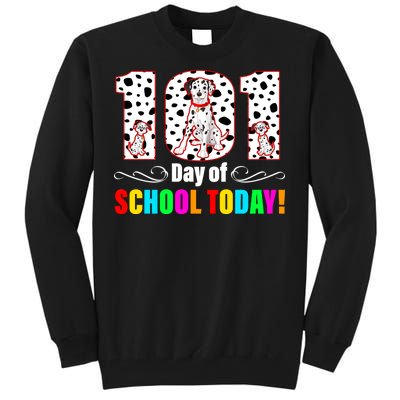 101 Days Of School Dalmatian Dog Cute Tall Sweatshirt