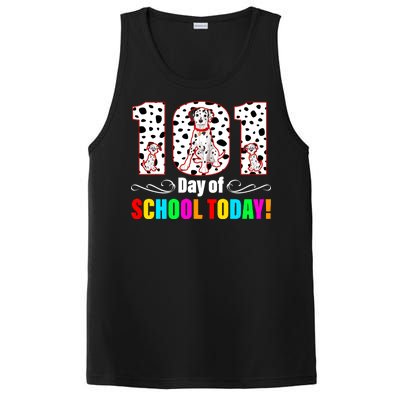 101 Days Of School Dalmatian Dog Cute PosiCharge Competitor Tank