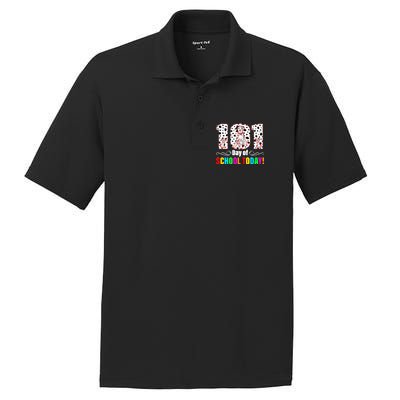 101 Days Of School Dalmatian Dog Cute PosiCharge RacerMesh Polo