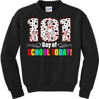 101 Days Of School Dalmatian Dog Cute Kids Sweatshirt