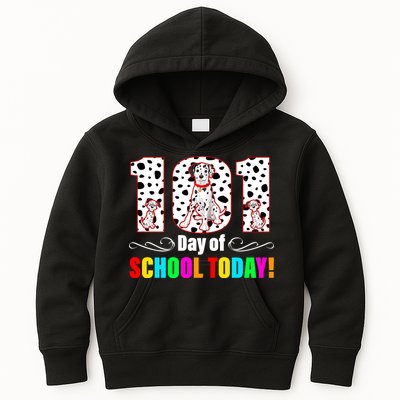 101 Days Of School Dalmatian Dog Cute Kids Hoodie