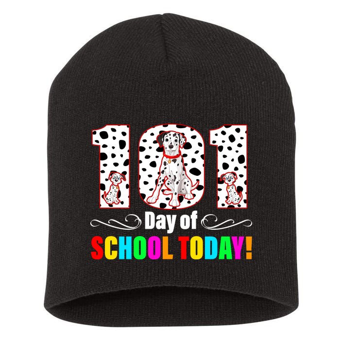 101 Days Of School Dalmatian Dog Cute Short Acrylic Beanie