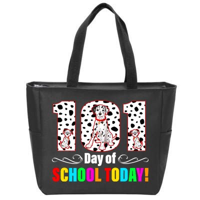 101 Days Of School Dalmatian Dog Cute Zip Tote Bag