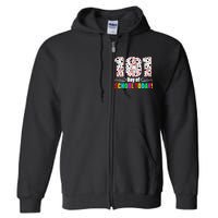 101 Days Of School Dalmatian Dog Cute Full Zip Hoodie