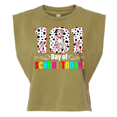 101 Days Of School Dalmatian Dog Cute Garment-Dyed Women's Muscle Tee