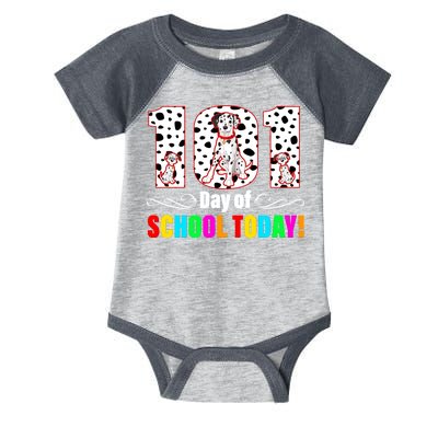 101 Days Of School Dalmatian Dog Cute Infant Baby Jersey Bodysuit