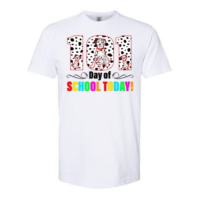 101 Days Of School Dalmatian Dog Cute Softstyle CVC T-Shirt