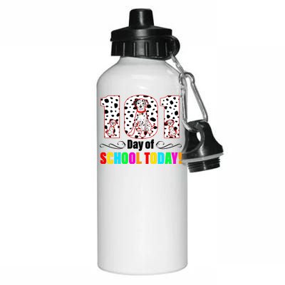 101 Days Of School Dalmatian Dog Cute Aluminum Water Bottle