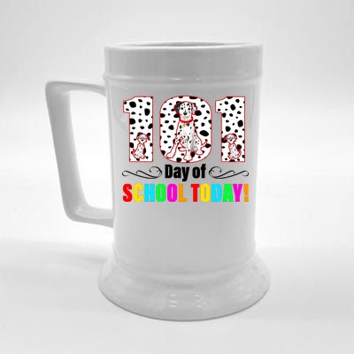 101 Days Of School Dalmatian Dog Cute Beer Stein