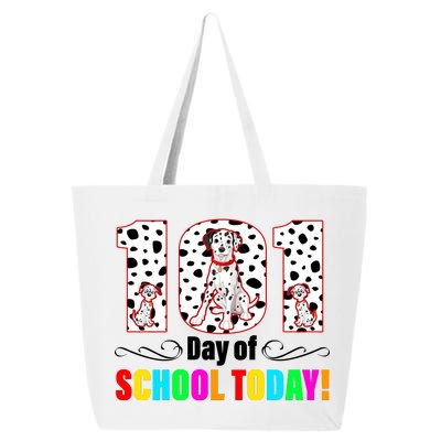 101 Days Of School Dalmatian Dog Cute 25L Jumbo Tote