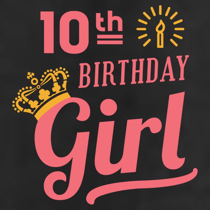 10th Birthday Girl Adult Drive Performance Visor