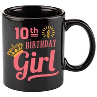 10th Birthday Girl 11oz C Handle Ceramic Mug