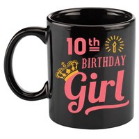 10th Birthday Girl 11oz C Handle Ceramic Mug