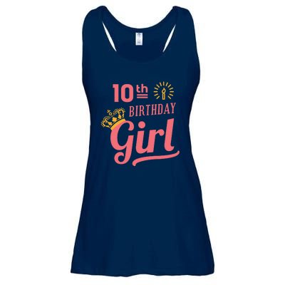 10th Birthday Girl Ladies Essential Flowy Tank