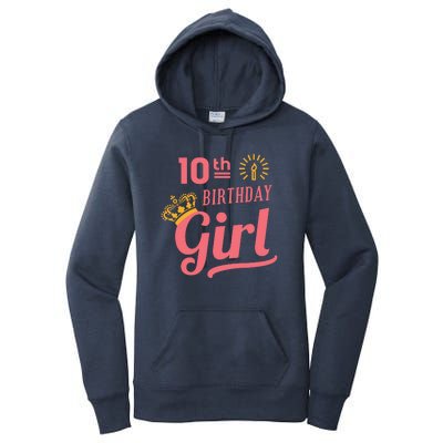 10th Birthday Girl Women's Pullover Hoodie